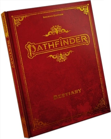 Pathfinder 2nd Edition Bestiary Special Edition Hard Cover image 0
